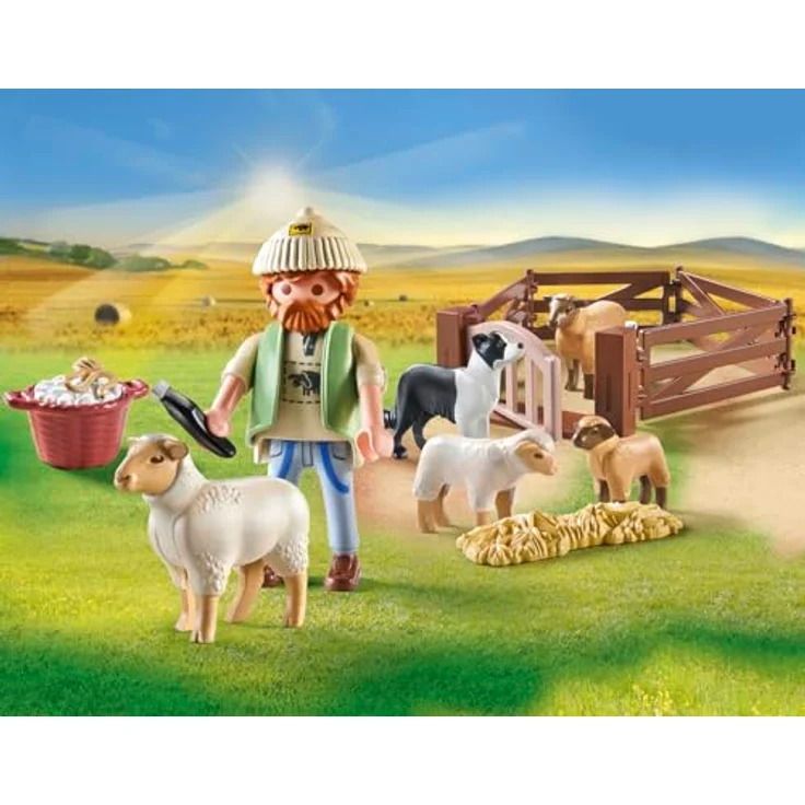 PLAYMOBIL® 71444 - Junger Schäfer mit Schafen, inkl. Hund - Playmobil Country – Bild 4