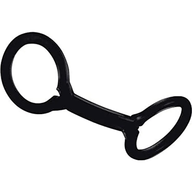 Seac Unisex – Erwachsene Snorkel Retainer Ring Schnorchel-Haltering, Doppelring Schwarz, Einheitsgröße