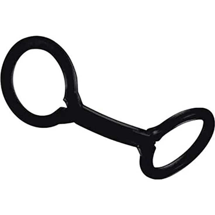 Seac Unisex – Erwachsene Snorkel Retainer Ring Schnorchel-Haltering, Doppelring Schwarz, Einheitsgröße – Bild 1