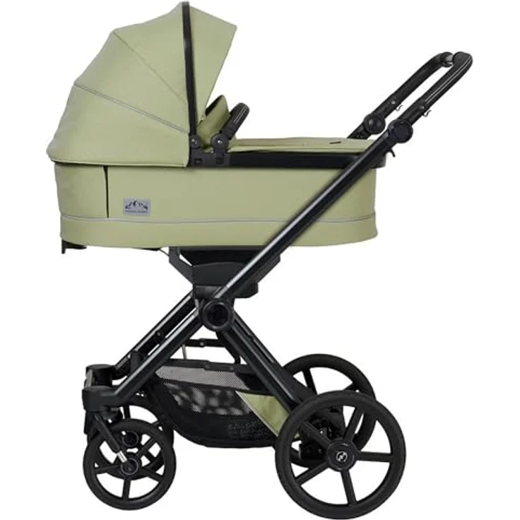 Hartan Kinderwagenset IVY GTR Outdoor, 3-teilig, Hellgrün, mit Federung, kugelgelagerten Rädern, 5-Punkte-Gurt, Made in Germany, EN 1888, UV 50+ – Bild 7