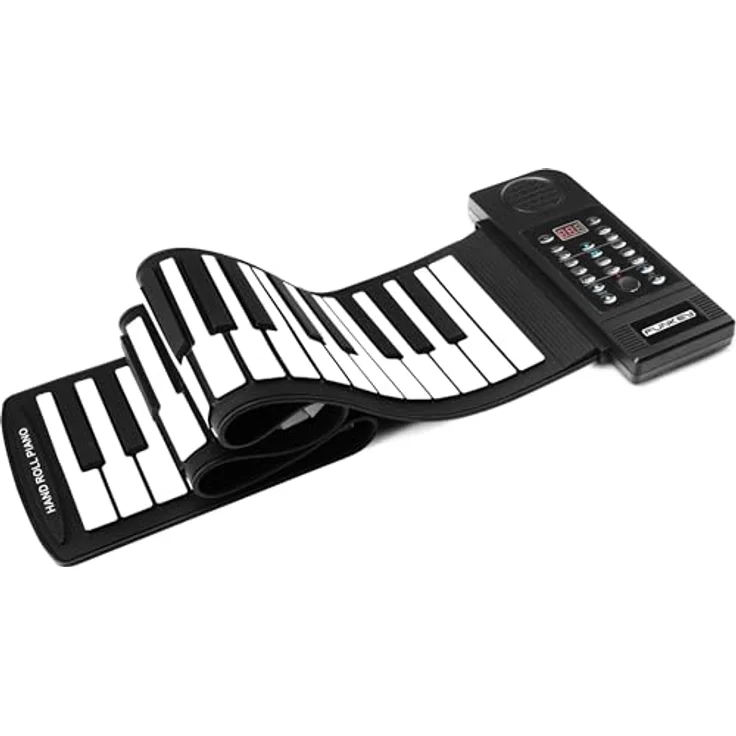 Funkey RP-61M Rollpiano (61 Tasten, Aufnahmefunktion, MIDI, 128 Sounds, 128 Rhythmen, Schwarz) von FUNKEY – Bild 5