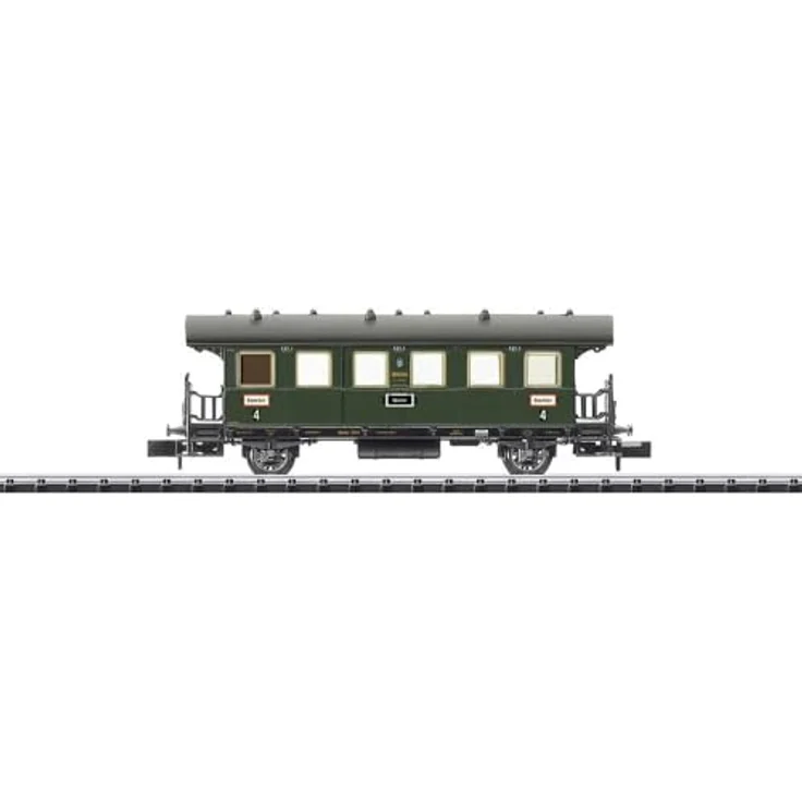 MiniTrix 18964 N Personenwagen Di der DRB Gruppenverwaltung Bayern, Modell ab 1910, 74 mm Länge mit Kurzkupplungskinematik – Bild 2