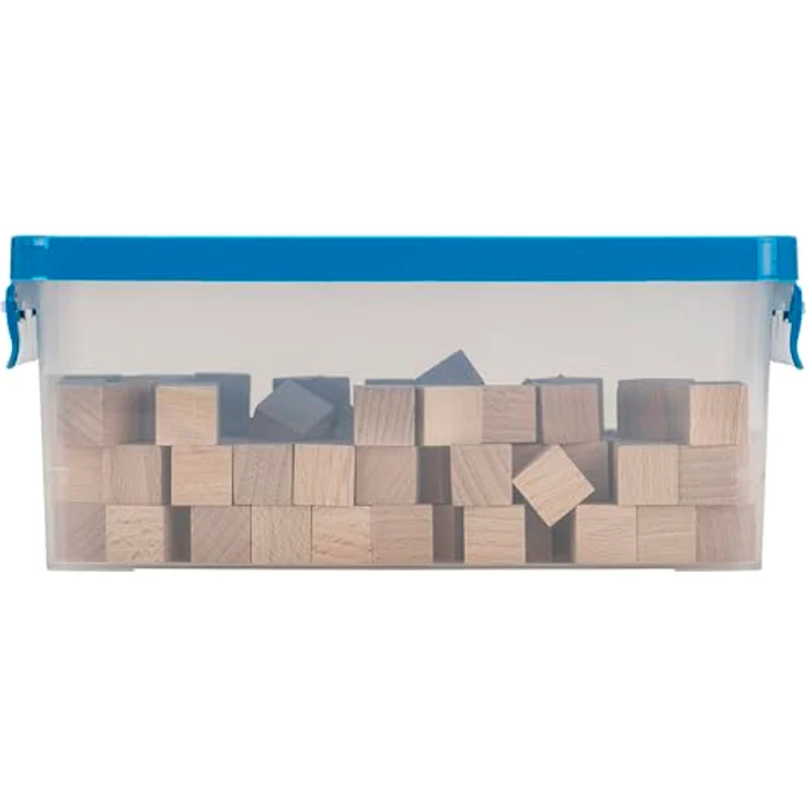 Betzold Lernspielzeug Holzwürfel, naturbelassen, 150 Stück, fördert Kreativität und Feinmotorik – Bild 5