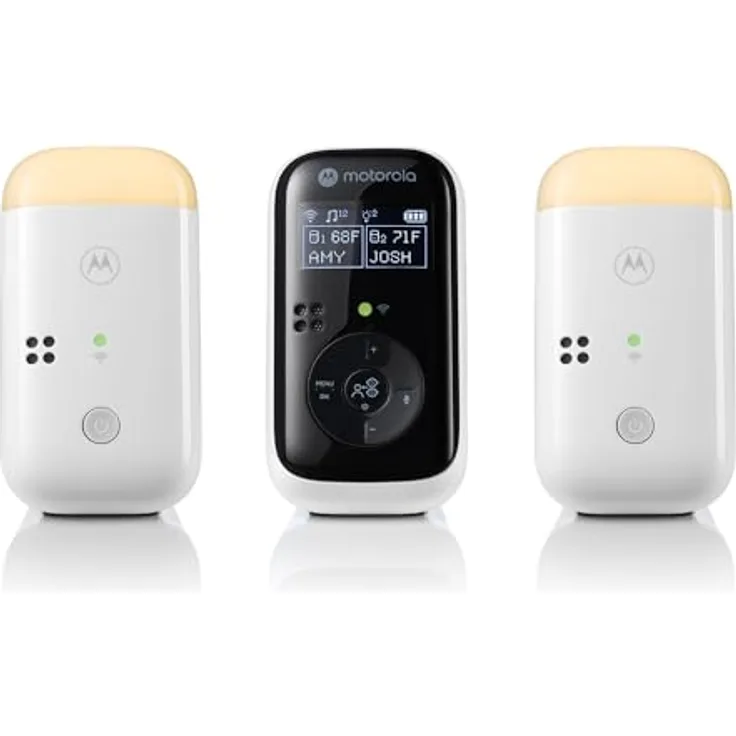 Motorola PIP15 Twin Audio, Babyphone mit 1.5 Zoll Display, HD-Sound, Temperaturüberwachung und Reichweite bis 450m