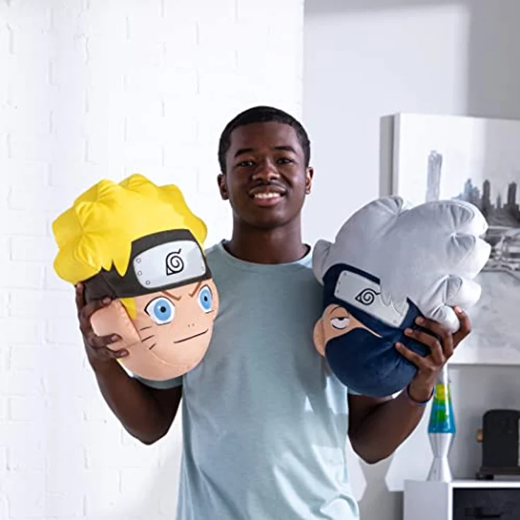 Tomy Club Mocchi- Mocchi- Naruto Shippuden Kakashi Mega Plush Toy 38cm – Bild 6