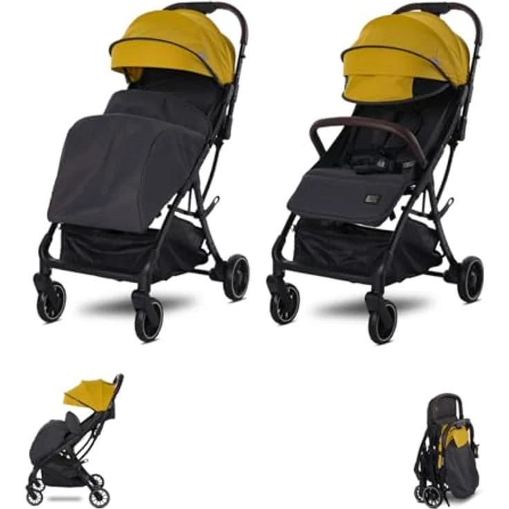 Lorelli Kinderwagen Minori (gelb) – Bild 2