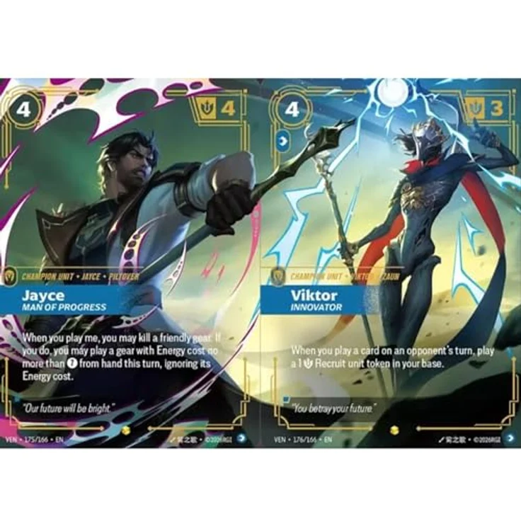 RIOT GAMES Riftbound Vendetta Vault, Sammelkartenbundle mit 6 Boosterpacks, 36 Runen und 3 Full-Art Token-Karten – Bild 4