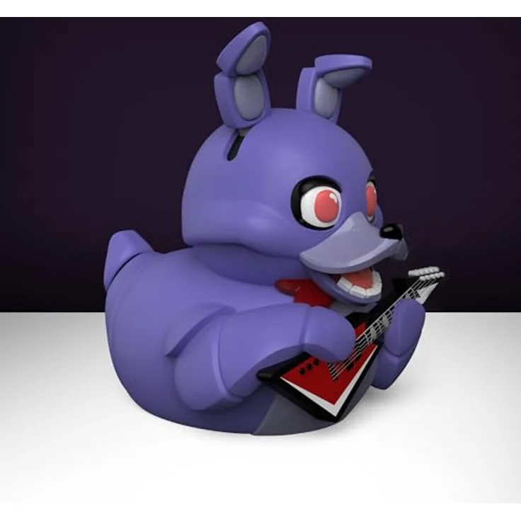 TUBBZ Erstausgabe: Five Nights at Freddy's- Bonnie Cosplaying-Gummiente Vinylfigur, 9 cm, im Badewannen-Vitrine Slot – Bild 3