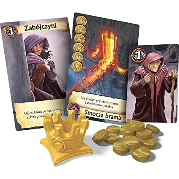 CARUNO Gra strategiczna Cytadela Rebel, Brettspiel für 2-7 Spieler mit 27 Charakterkarten und taktischen Interaktionen – Bild 2