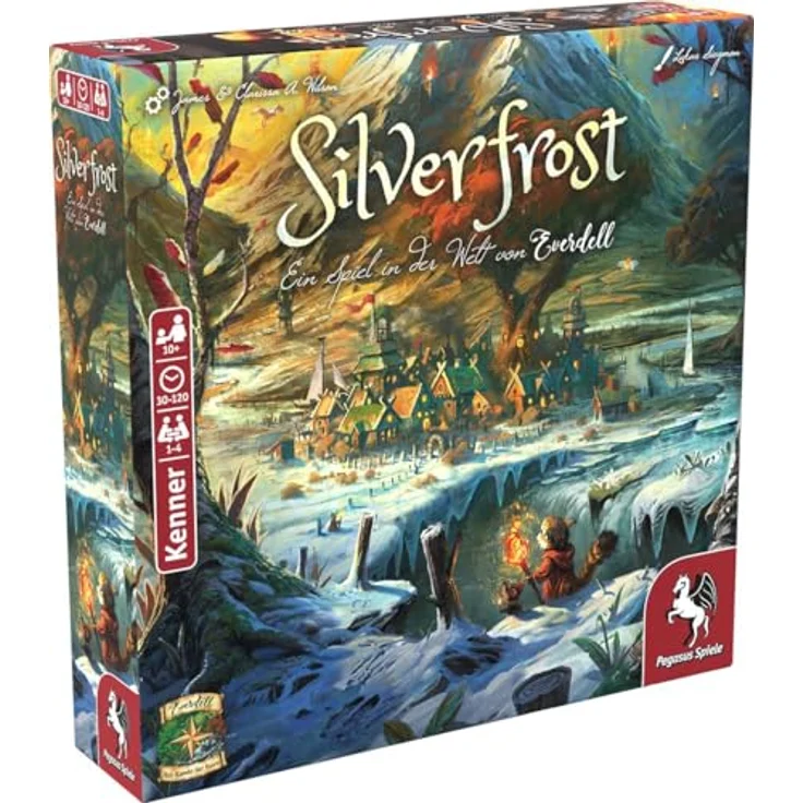 Pegasus Silverfrost, Brettspiel in der Welt von Everdell für 1-4 Spieler, strategisch und flexibel, Deutsch – Bild 1