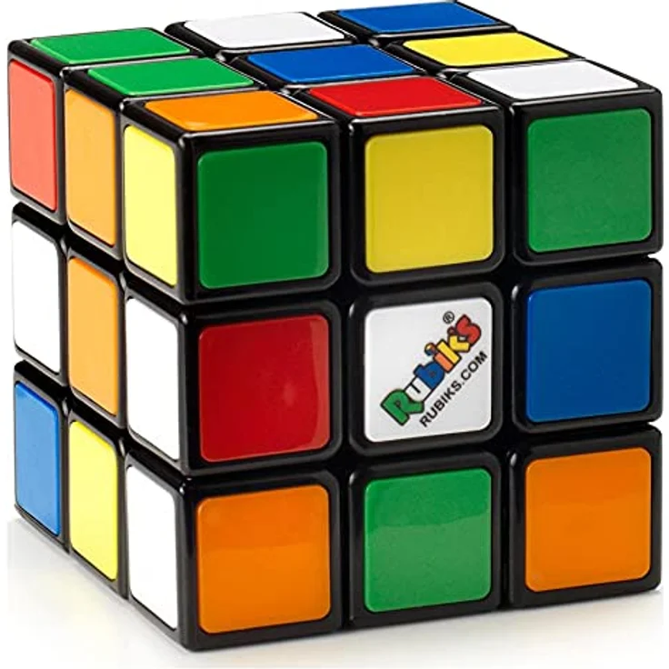 Rubik's 6063336 Original Farb-Matching Puzzle, Klassischer Problemlöserwürfel Verpackung, Einzelbett, Rubiks Cube 3x3 (Eco) – Bild 5