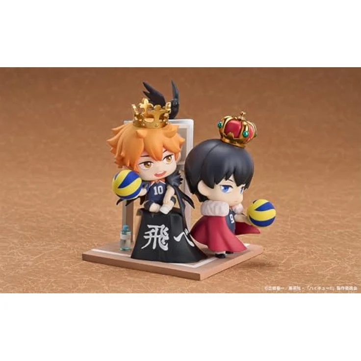 Good Smile Company Haikyu!! Minifiguren Qset 2er-Pack Shoyo Hinata & Tobio Kageyama, PVC, 11 cm, detailreich – Bild 4