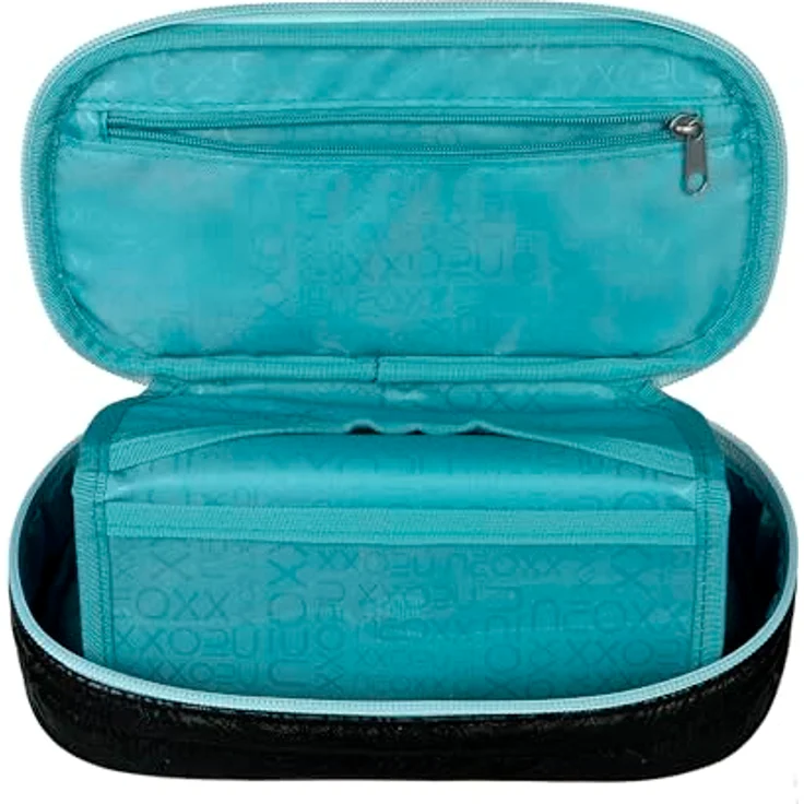 Neoxx Jump Schlamperbox aus recycelten PET-Flaschen, blau - Schulbedarf für Kinder – Bild 3