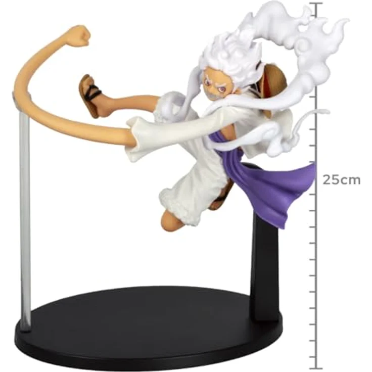 Banpresto Monkey D. Luffy Gear5 Actionfigur, 13 cm, Battle Record Collection, PVC, Mehrfarbig – Bild 3