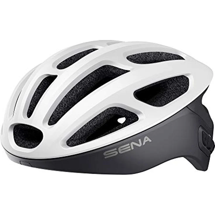 Sena R1 der Smarte Fahrradhelm (Matte White, L) – Bild 1
