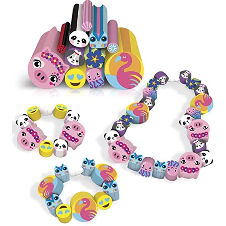 Cutie Stix - Nachfüllset Happy - Kinder-Bastelset für Schmuck - Ab 6 Jahren - Lansay – Bild 3