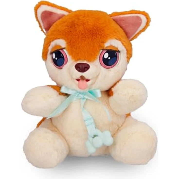 BABY PAWS Mini Paws Baby Shiba Inu, Interaktiver Babyhund zum Herumtragen und Kuscheln, der Laute von Sich gibt - inkl. eines Tragebeutels, Empfohlen für Kinder ab 3 Jahren – Bild 3