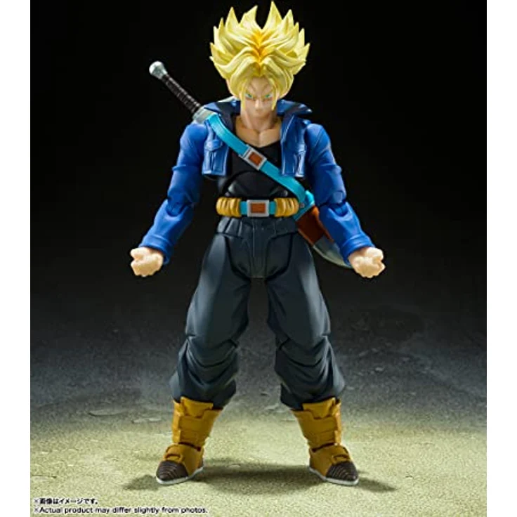 TAMASHII NATIONS Dragon Ball Z - Super Sayan Trunks - Figurine S.H. Figuarts 14cm, Sammelfigur – Bild 2