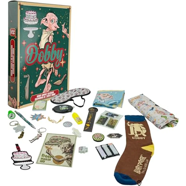 Cinereplicas Harry Potter - Dobby Adventskalender 2024 - Offizielle Lizenz, Magische Weihnachtsüberraschungen für Dobby-Fans in limitierter Auflage – Bild 2