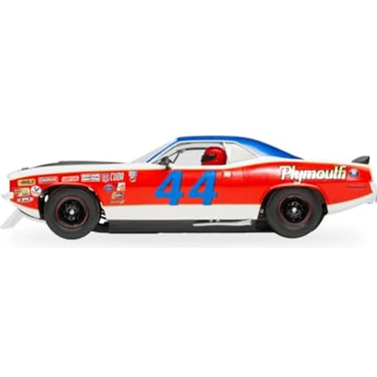 Scalextric C4525 Plymouth Barracuda 1:32 Slotcar mit Fahrerfigur, funktionsfähigen Scheinwerfern und Rückleuchten, geeignet für Kinder und digitale Rennbahnen – Bild 3