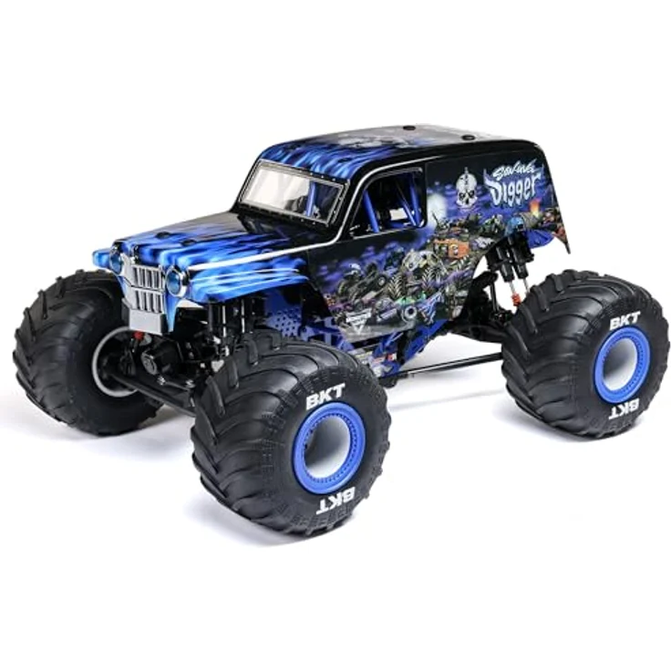 LOSI LMT 2.0 Son-Uva Digger 4X4 Monster Truck RTR, mit Wheelie Modus, Bürstenmotor, Blau – Bild 1