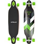Apollo Longboard SUVA Flex III Special Edition Komplettboard mit High Speed ABEC Kugellagern inkl. Skate T-Tool, Drop Through Freeride Skaten Cruiser Boards