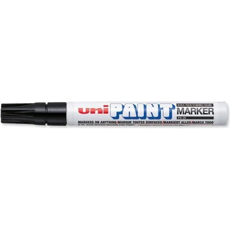 Mitsubishi Mitsubishi uni-ball 182001 - Lackmarker Uni Paint PX-20, Rundspitze, 2 - 3 mm, dick, weiß, 1 Stück – Bild 3