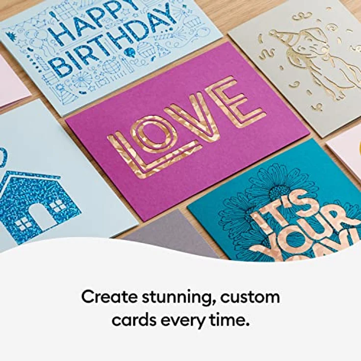 Cricut Cutaway -Karten | Pastell | 12,1 cm x 16,8 cm (Cricut -Größe R40) | 12-Pack | Zur Verwendung mit Cricut Card Matte - 2x2 – Bild 5