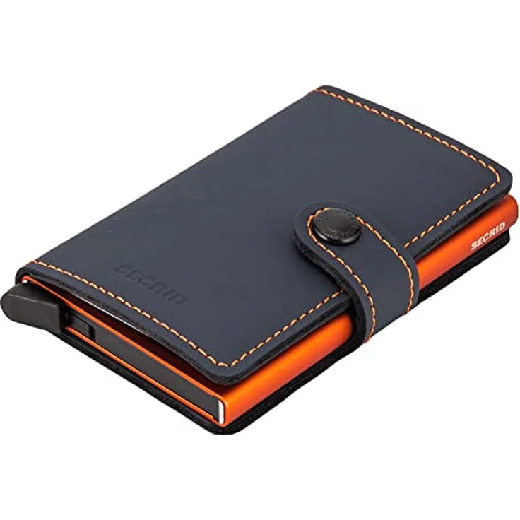 SECRID Herren Modern, Nachtblau und Orange, Small, Matt – Bild 5