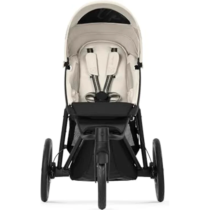 Cybex Gold AVI SPIN Kinderwagen, Ab Geburt bis 4 Jahre, ultrakompakt faltbar, City-, All-Terrain- und Jogging-Kinderwagen, Seashell Beige – Bild 2