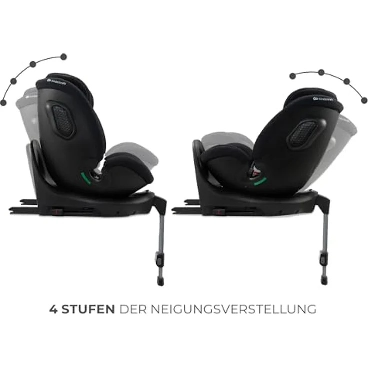 KinderKraft Xrider 2, Reboarder i-Size bis 105 cm, 360° Drehung, H-Guard+ und SPS+ Sicherheitssysteme – Bild 5