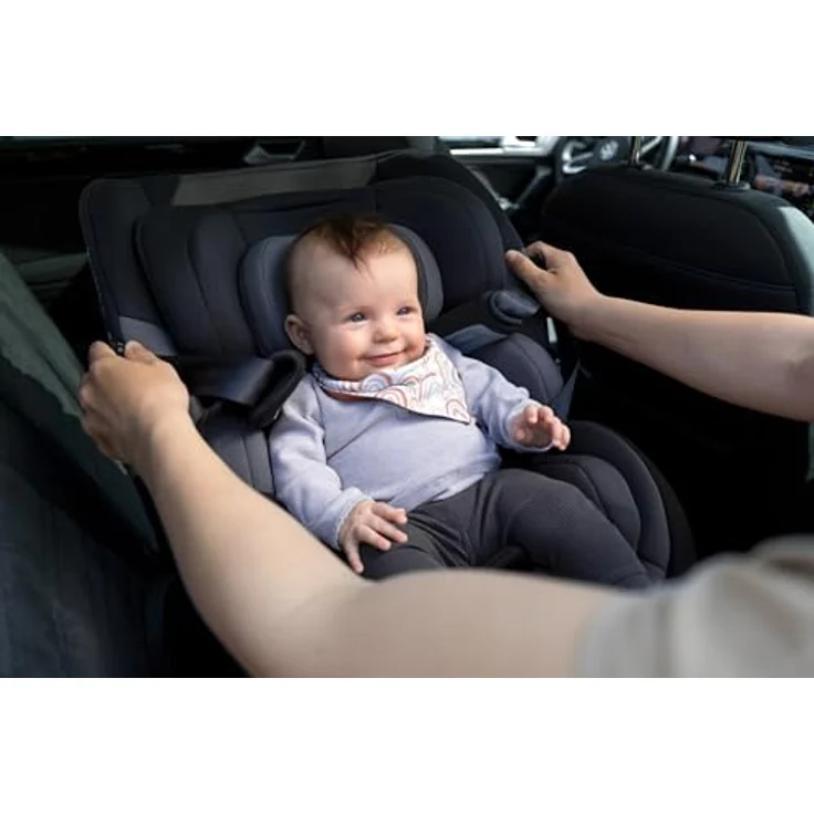 Osann Reboarder-Kindersitz Hero 360 SL drehbar, ab Geburt - 4 Jahre, Isofix-Basis, Twill Navy – Bild 2