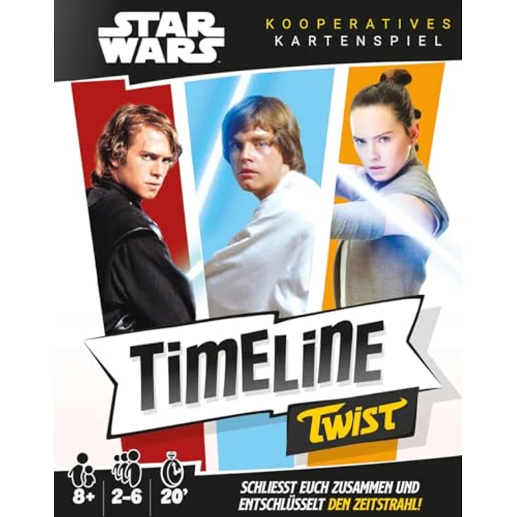 Zygomatic Timeline Twist: Star Wars, Familienspiel für 2-6 Spieler, ab 8 Jahren, 20 Minuten Spielzeit, Deutsch – Bild 2