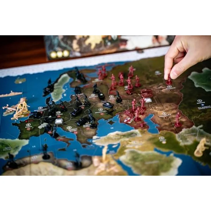 Avalon Hill Axis & Allies: 1942 Second Edition, Brettspiel für 2–5 Spieler zur strategischen Kriegsführung im 2. Weltkrieg, englische Version – Bild 5