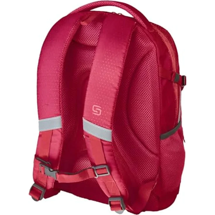 Walker Fame Backpack, Schulrucksack mit Laptopfach 28L, ergonomisch, magenta purpur – Bild 3