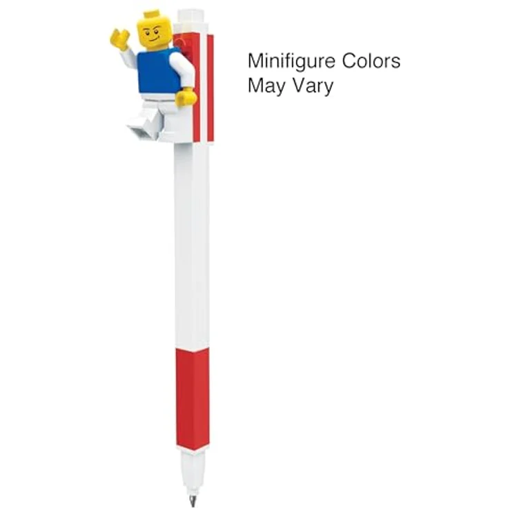 Euromic LEGO Stationery Gel pen 1 pc. RED packed in colour box with mini figurine – Bild 3