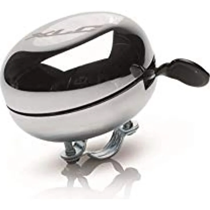 XLC Kinder Fahrradglocke Mingun DD-M13 Durchmesser 66 mm, Chrom, 6.6 x 6.6 x 4 cm