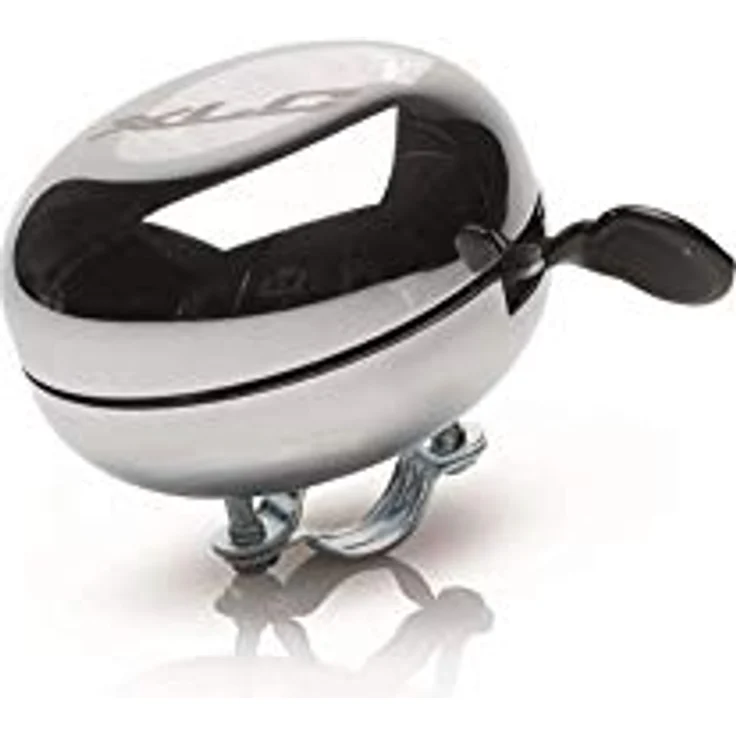 XLC Kinder Fahrradglocke Mingun DD-M13 Durchmesser 66 mm, Chrom, 6.6 x 6.6 x 4 cm