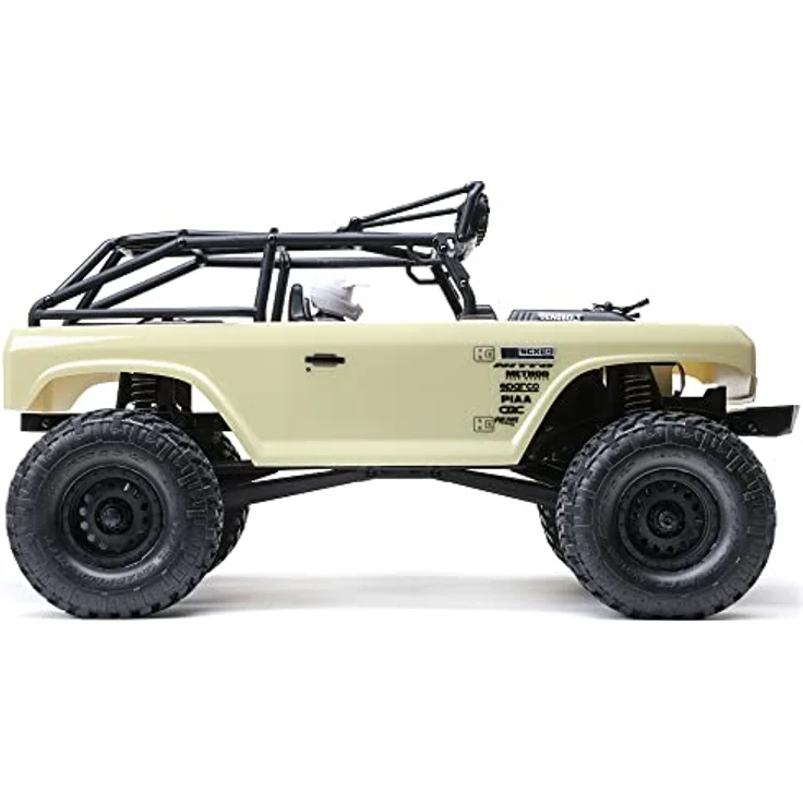 Axial SCX10 II Deadbolt 1:10 4WD RTR Elektro-Brushed Crawler mit robustem C-Profil Chassis, 540er 35T Motor und Spektrum S614 Lenkservo, sand – Bild 9