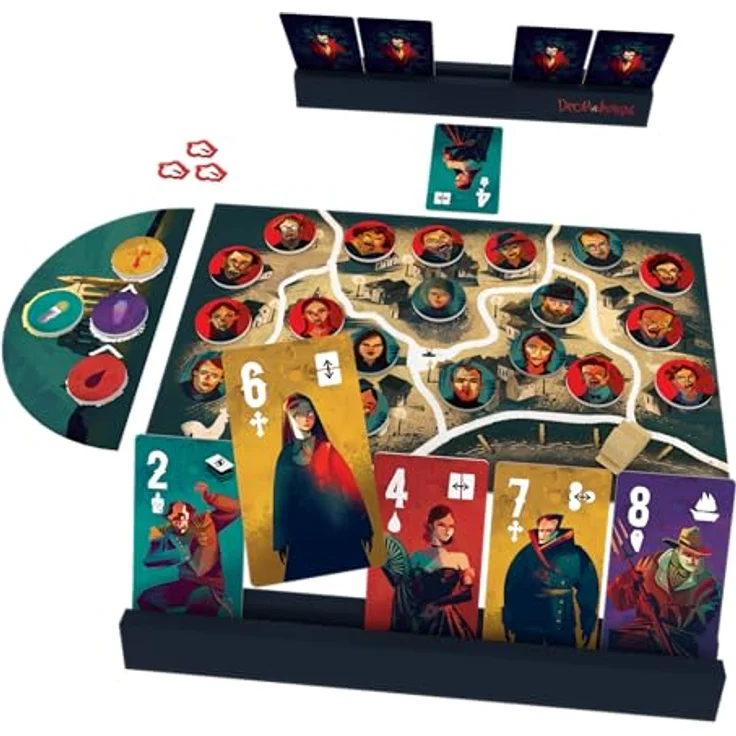 MM Spiele Dracula vs. Van Helsing, spannendes Brettspiel über den Kampf zwischen Vampirjäger und Draculavirus in Whitby – Bild 2