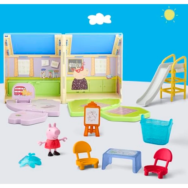 Hasbro PEP Peppas aufklappbare Spielgruppe, Spielset mit Peppa Figur und 7 Accessoires, kreativ für Kinder ab 3 Jahren – Bild 4