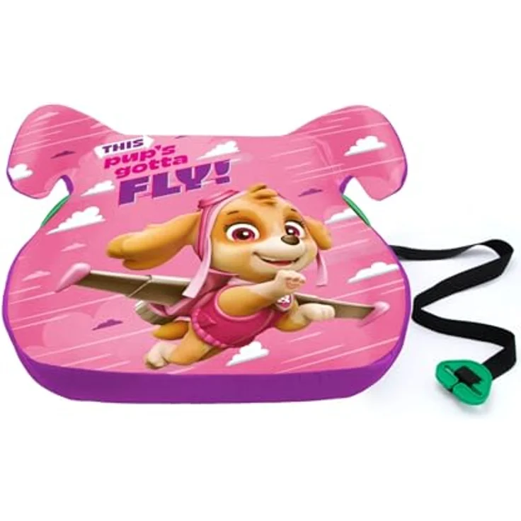 Seven Polska Kindersitzerhöhung "SKYE", Girl - Paw Patrol, EC Norm 129, für Kinder von 125 cm bis 150 cm, abnehmbarer und waschbarer Bezug – Bild 2