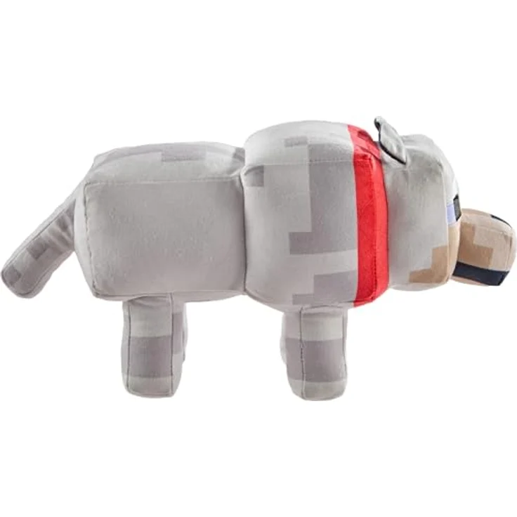 Mattel Minecraft Basic Plüsch, 20,3 cm, gezähmter Wolf mit pixelierten Details, geeignet ab 3 Jahren – Bild 5