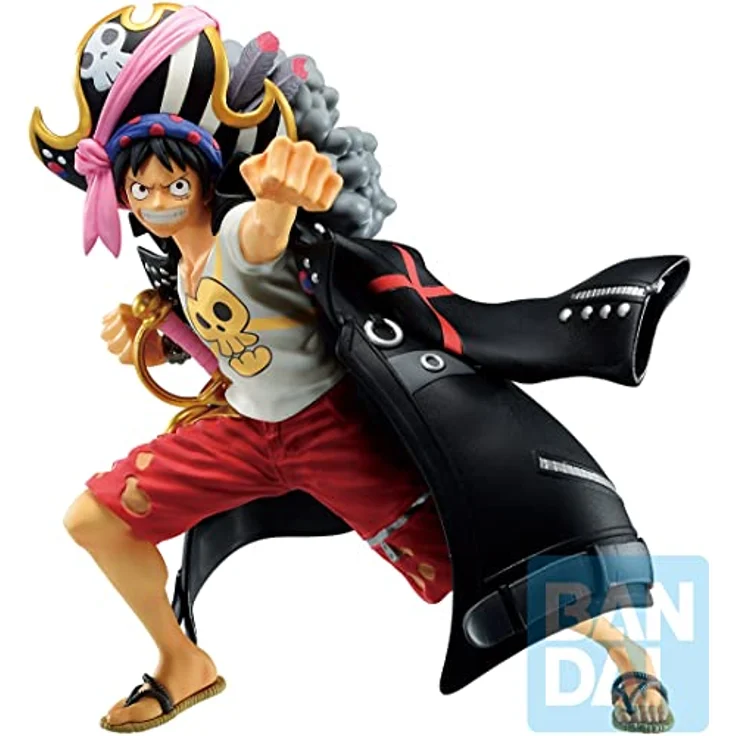 Ichibansho Figure Ichiban - One Piece - Monkey.D.Luffy (Film Red), Bandai Spirits - Sammelfigur, ca. 13 cm groß – Bild 1