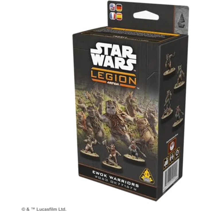 Atomic Mass Games Star Wars Legion: Ewok Warriors, Sammelfiguren Erweiterung für Miniaturenspiel mit Schleuderern und Kämpfern – Bild 3