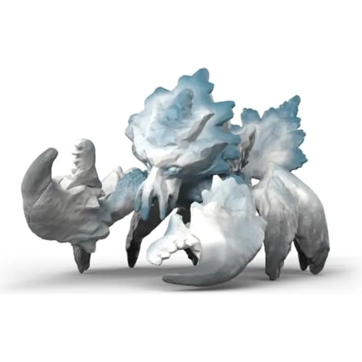 Schleich Ice Crab, Spielfigur mit kristallbedecktem Panzer und kraftvollen Scheren, Eldrador Creatures