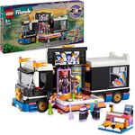 LEGO Friends Popstar-Tourbus, Musik-Set mit LKW-Spielzeug und 4 Figuren, fördert die sozial-emotionale Entwicklung, Geschenk zum Geburtstag für Mädchen und Jungen ab 8 Jahren 42619