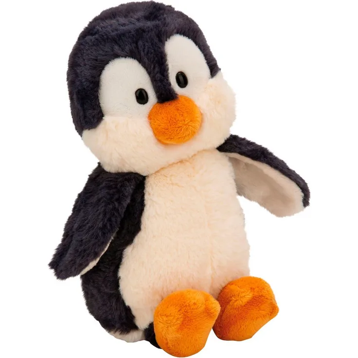 Nici Kuscheltier NICI Selection, Pinguin Peppi, 25cm - Flauschiger RPET-Plüsch, schwarz-weiß, umweltfreundlich