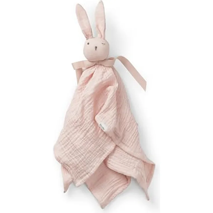 Elodie Details Schnuffeltuch, Baby Blinkie Schmusetuch aus 100% Öko-Tex Bio-Baumwolle - Extraweich, Waschbar und ideal für Babys & Kleinkinder - Mae Pink
