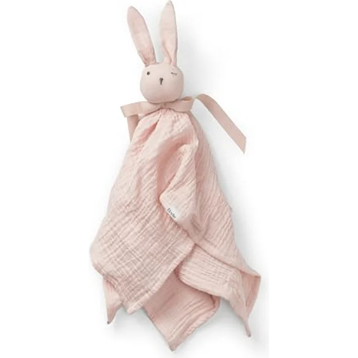 Elodie Details Schnuffeltuch, Baby Blinkie Schmusetuch aus 100% Öko-Tex Bio-Baumwolle - Extraweich, Waschbar und ideal für Babys & Kleinkinder - Mae Pink – Bild 1